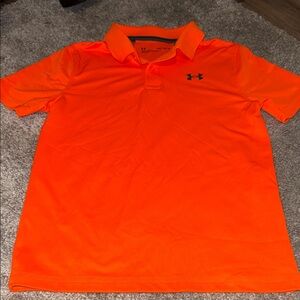 Under Armour Neon Orange Boys' Polo Shirt